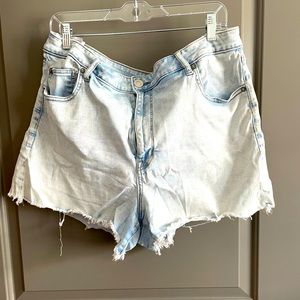 AEO denim short shorts